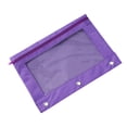 thumbnail image 3 of Trousse à Crayons à Trois Trous Transparente pour Documents, Sac de Rangement à Compartiments Multiples, compatible avec les Cartables, Rangement à Étages, Accès Rapide, Organisation Solide, pour Bureau, Classement et Travail, 3 of 7