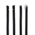 thumbnail image 2 of YKK #10 10 Inch to 36 Inch Aluminum Separating Jacket Zipper Extra Heavy Duty Metal Zippers for Sewing Coats Crafts (Black - 580, 23 Inches), 2 of 3