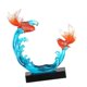 thumbnail image 5 of Estatua de Feng Shui, figura de Feng Shui, figura de carpa de riqueza, mascota de té para pared, estante, mesa de comedor, estantería, entrada de L, 5 of 9