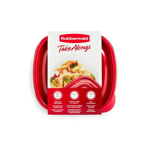 Rubbermaid TakeAlongs Food Storage Container 5.2 Cups 2pk
