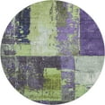 thumbnail image 2 of Addison Rugs Mayfield Premium Machine Washable Transitional Abstract Aloe Round Rug, 8' x 8', 2 of 6