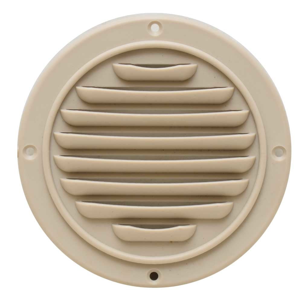 Boat Blower Vent Cover 4 Inch Tan Plastic Matte