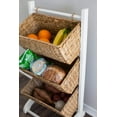 thumbnail image 4 of BirdRock Home 3-Tier Abaca Storage Cubby - 3 Baskets - Natural, 4 of 9