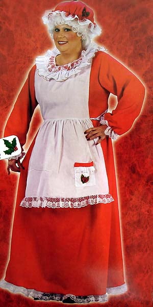 mrs claus outfit plus size