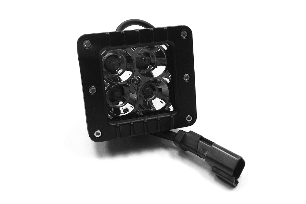 Southern Truck 79911 3 x 3 16W Square LED Light (Spot Beam DT Harness 79900/1440 Lumens)