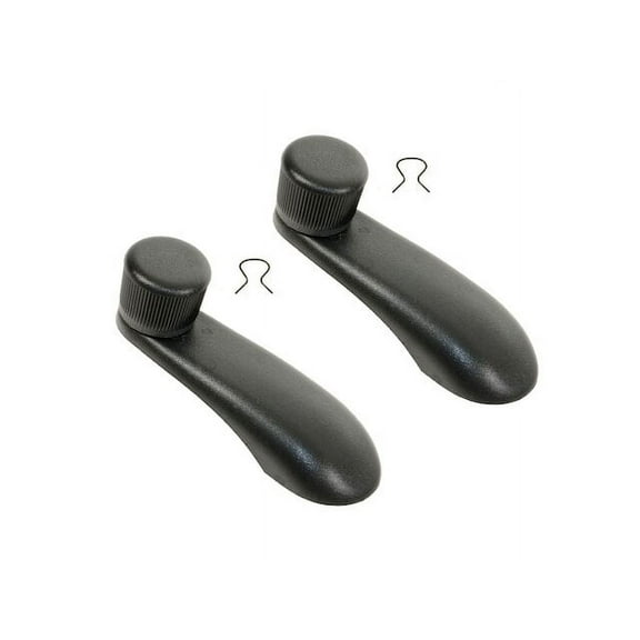Window Crank Handle Set 2 Piece Set - Compatible with 2001 - 2006 Chevy Silverado 3500 2002 2003 2004 2005