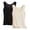 #01Complexion, variant on Women's 2-Pack Thin Seamless Quick-Dry Tank Tops, Stretchy Breathable Milk Silk Spandex Sleeveless Workout Layering Tops White 2XL