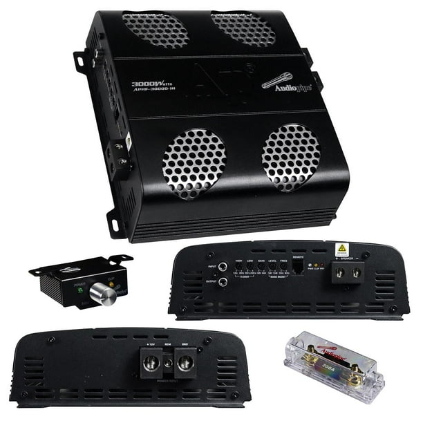 Audiopipe APHF3000DH1 Full Range Class D Monoblock Amplifier 3000 Watts