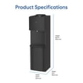 thumbnail image 5 of Brio 530 Top Load Hot and Cold Water Dispenser with LED Indicator Lights, Black, 5 of 9