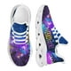 thumbnail image 1 of Zapatillas deportivas de malla con diseño Galaxy EMT, zapatos de plataforma ligeros para mujer, zapatos de enfermera, cómodos, con cordones y amortiguación, 1 of 6