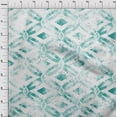 thumbnail image 4 of oneOone Viscose Chiffon Sea Green Fabric Geometrical Water Color Sewing Craft Projects Fabric Prints By Yard 42 Inch Wide, 4 of 4