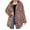 Pink, variant on LYXSSBYX Winter Coats for Women Trendy Womens Ladies Warm Faux Furry Long Coat Jacket Winter Solid Turn Down Collar Outerwear