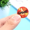 thumbnail image 2 of OUSITAID 500 Pcs Autocollant de Récompense « Good Job » 8 Modèles Mots de Dessin Animé Autocollant Bon pour Enfants, 2 of 6