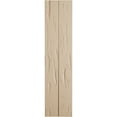 thumbnail image 3 of Ekena Millwork 11"W x 68"H Rustic Two Board Joined Board-n-Batten Pecky Cypress Faux Wood Shutters w/No Batten (Per Pair), Primed Tan, 3 of 12
