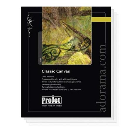 Projet Fine Art Canvas, Matte Surface Inkjet Media, 18.0 ...