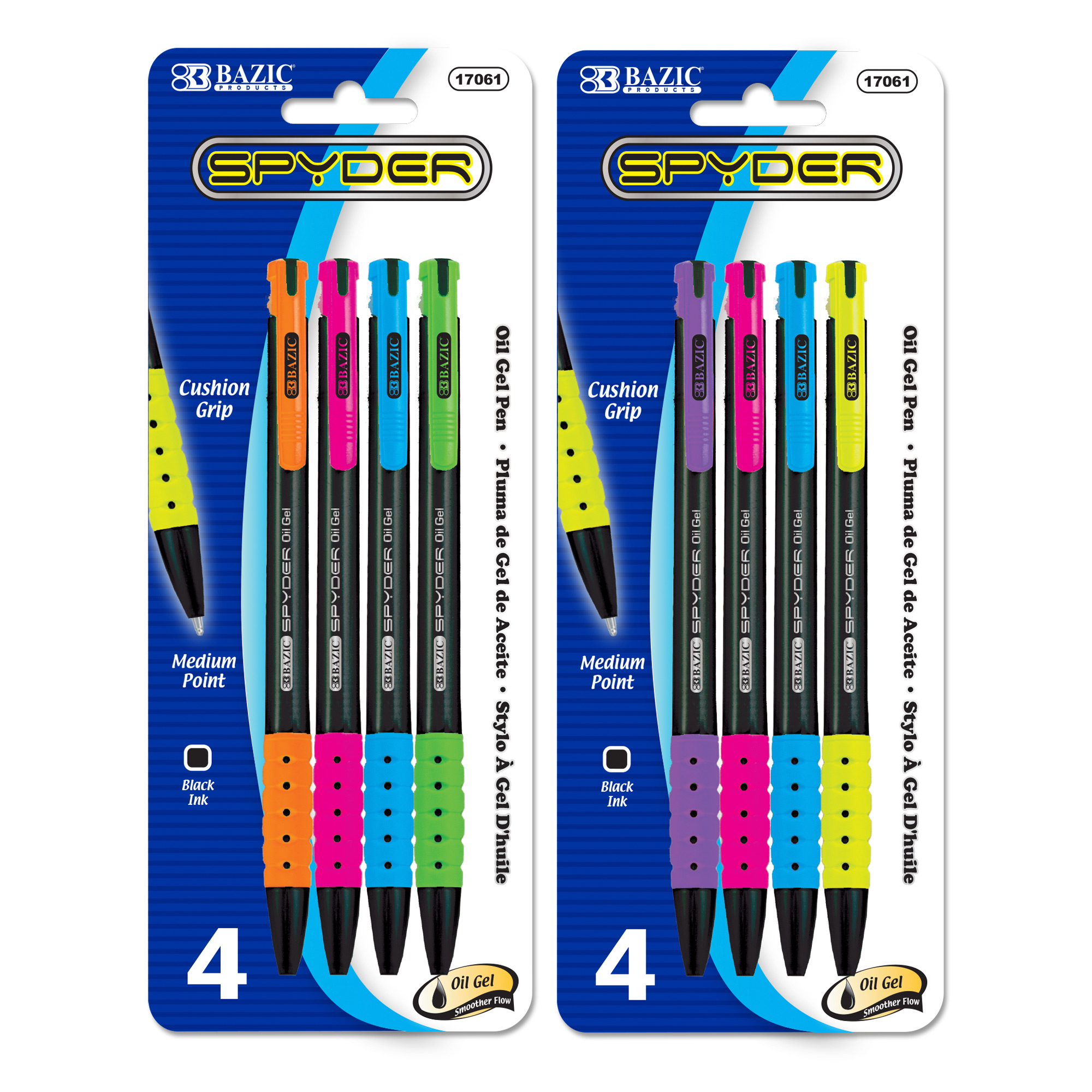 Zebra Sarasa Rapid Dry Ink Gel Retractable Pen 0 7mm Black 2 Pack Walmart Com
