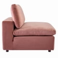 thumbnail image 4 of Modway Commix 6-Piece Down Filled Overstuffed Performance Velvet Sectional Sofa in Dusty Rose, 4 of 11