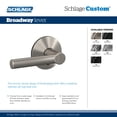 thumbnail image 2 of Schlage Custom Broadway Non-Turning Lever with Century Trim, 2 of 7