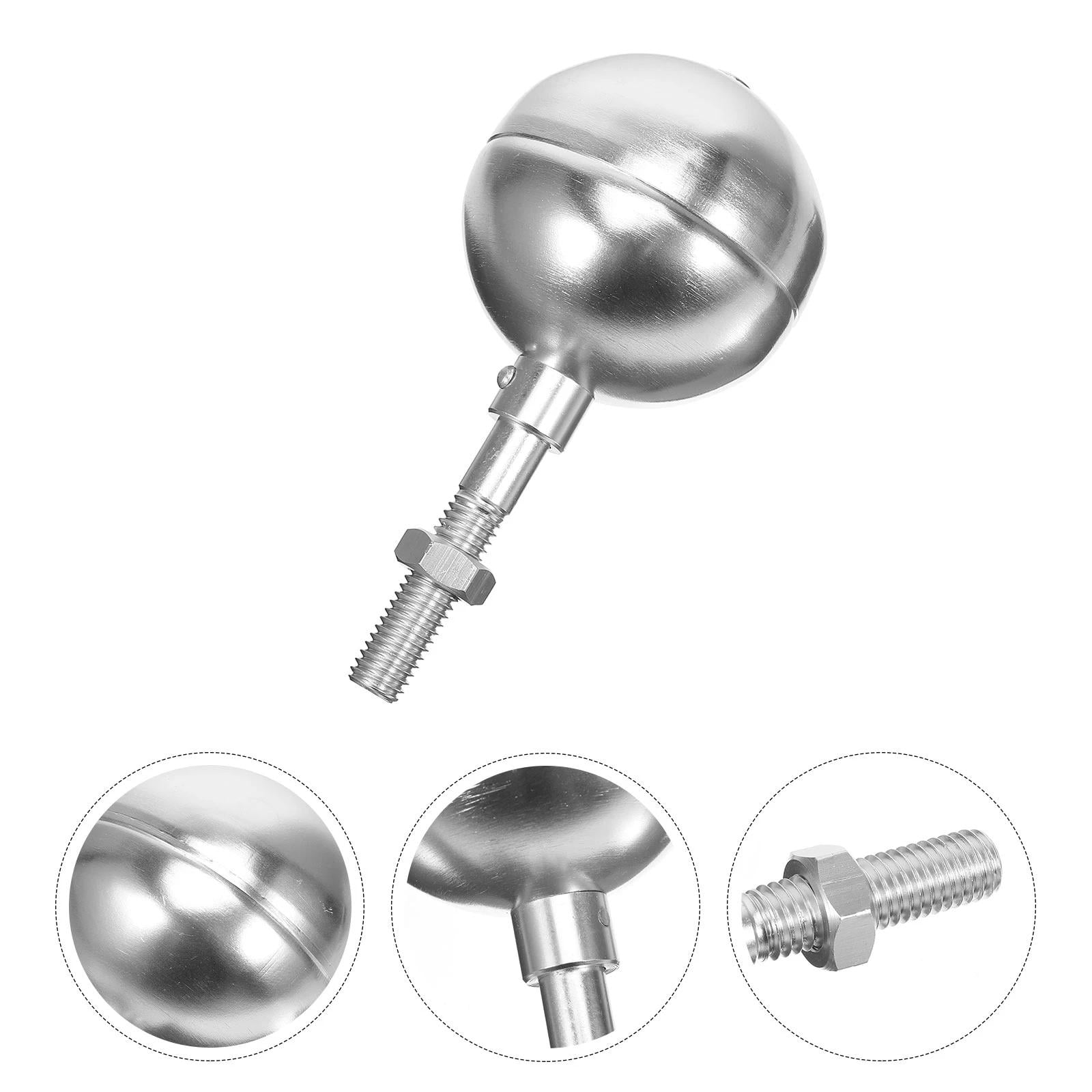 Flagpole Top Replacement, Flagpole Ball Topper, Heavy Duty Flag Pole Part 1/2" Threaded Repair Tool Aluminum Flagpole Ball Ornament