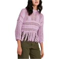 thumbnail image 2 of Suéter Free People Higher Love para Mujer, Púrpura, XS, Pullover, 2 of 2