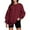 Red, variant on Long Sleeve Sweatshirt for Women Graphic Print Casual Sports 3D Print Active Streetwear Hoodie Tops Clothes With Pocket