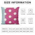 thumbnail image 5 of Mouse Bright Pink Soft Plush Decorative Toddler Pillow, Pink, White, Black, 5 of 5