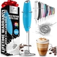 thumbnail image 1 of Zulay Kitchen Milk Frother with Patented Tornado Triple Whisk – Handheld Foam Maker for Coffee, Lattes, Matcha & Hot Chocolate – Rich, Creamy Froth in Seconds, 1 of 5