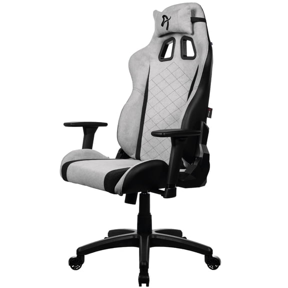 Arozzi Avanti Soft Fabric Office & Gaming Chair - Light Grey
