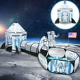 thumbnail image 3 of Wilwolfer Spaceship 3pc Baby Ball Pit Tent for Kids 3/4/5/6 Years Toddlers with Play Tunnel Pop up Indoor Polyester Toys, 3 of 10