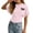 11@Pink1108, variant on Tiijoy Girls Ruched Tee Bow Print Short Sleeve Crewneck T Shirt Summer Top, Sizes 3-14