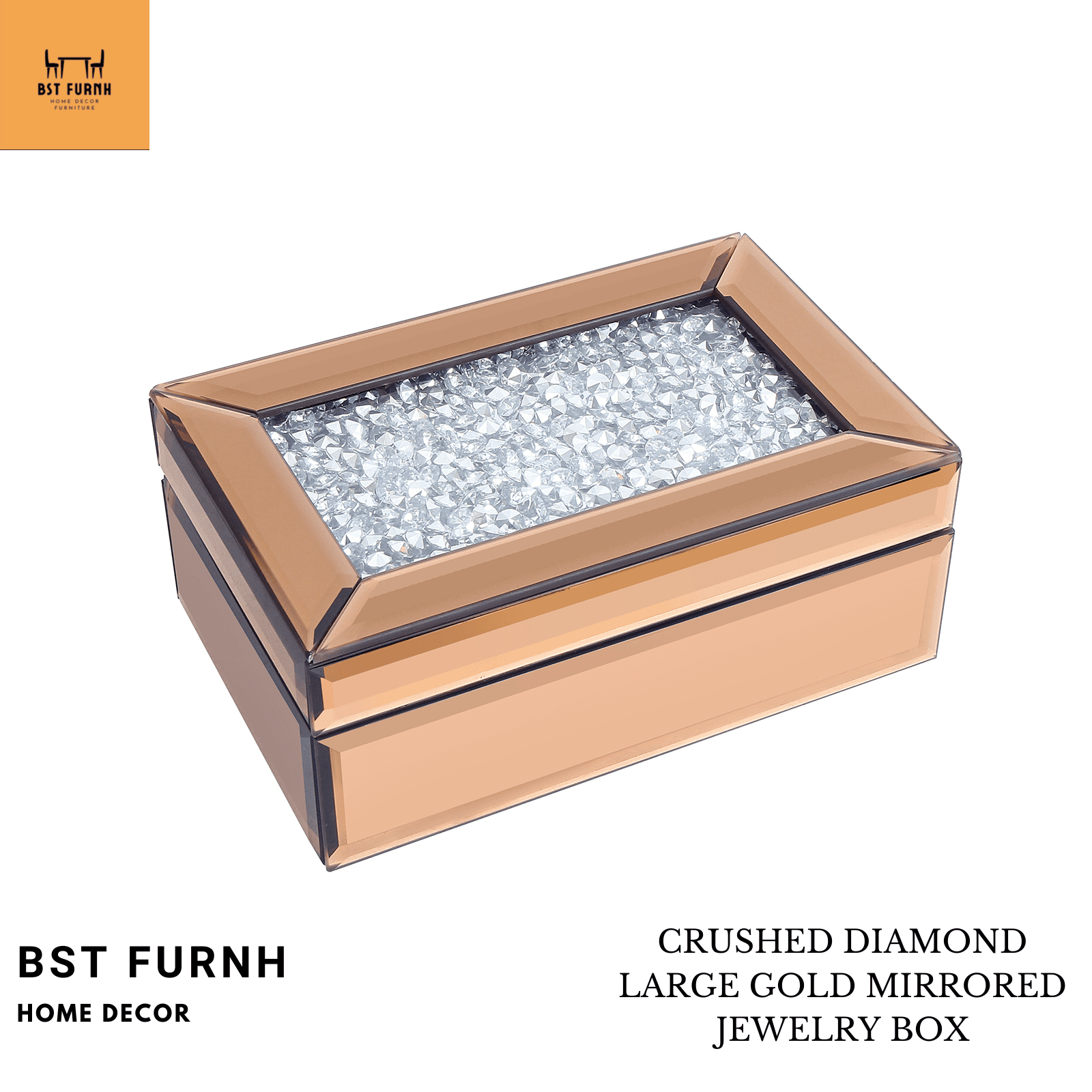 Extra Large Mirrored Jewelry Box atelieryuwa.ciao.jp