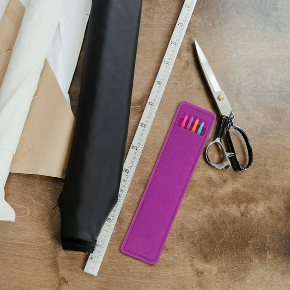 SOPOTUTU Portable Sewing Threading Kit 4pcs Multi-Color Felt and Plastic Crafting Accessories for Sewing Projects