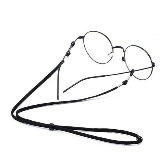 Stretchy Sunglass Holder Strap Eyeglasses Chains Adjustable Rope Eyewear Retainer Sports Eye Glasses Strings Non-Slip Lanyard Cords Around Neck Black