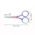 thumbnail image 2 of Unique Bargains 1 Pc Women Embroidery Scissors Grooming Scissors For Bathroom Assorted Color Stainless Steel, 2 of 4