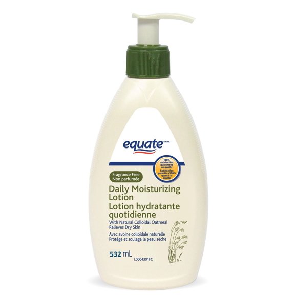 Lotion hydratante quotidienne Equate, sans parfum, 532 ml