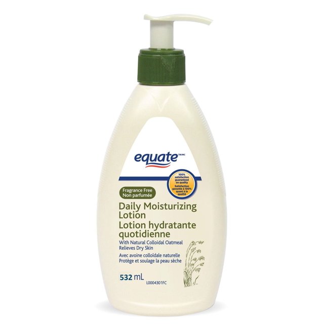 Equate Daily Moisturizing Lotion, Fragrance Free, 532 ml