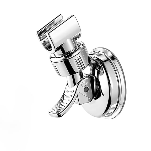 Adjustable Shower Head Holder with Removable Suction Cup, 360 Degree Rotating Hand Shower Wall Mount Bracket, No Drill Sprayer Mount for Bathroom (2)
