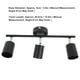 thumbnail image 7 of LED Track Light Kit, 85-265V Track Lighting Kit 90 Degrees Rotatable  for GU10 Bulb, 7 of 7