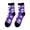 Purple, variant on Women Halloween Socks,Cute Printed Mid‑Calf Holiday Daily Socks