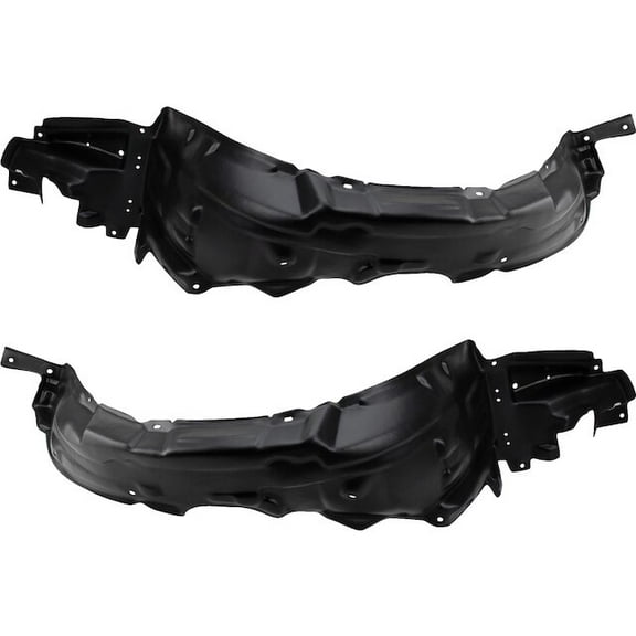 Front Fender Liner Set 2 Piece - Compatible with 2004 - 2009 Toyota Prius 2005 2006 2007 2008