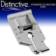 Distinctive Standard 1-4" Quilting/Sewing Machine Presser Foot - Fits All Low Shank Snap-On Machines
