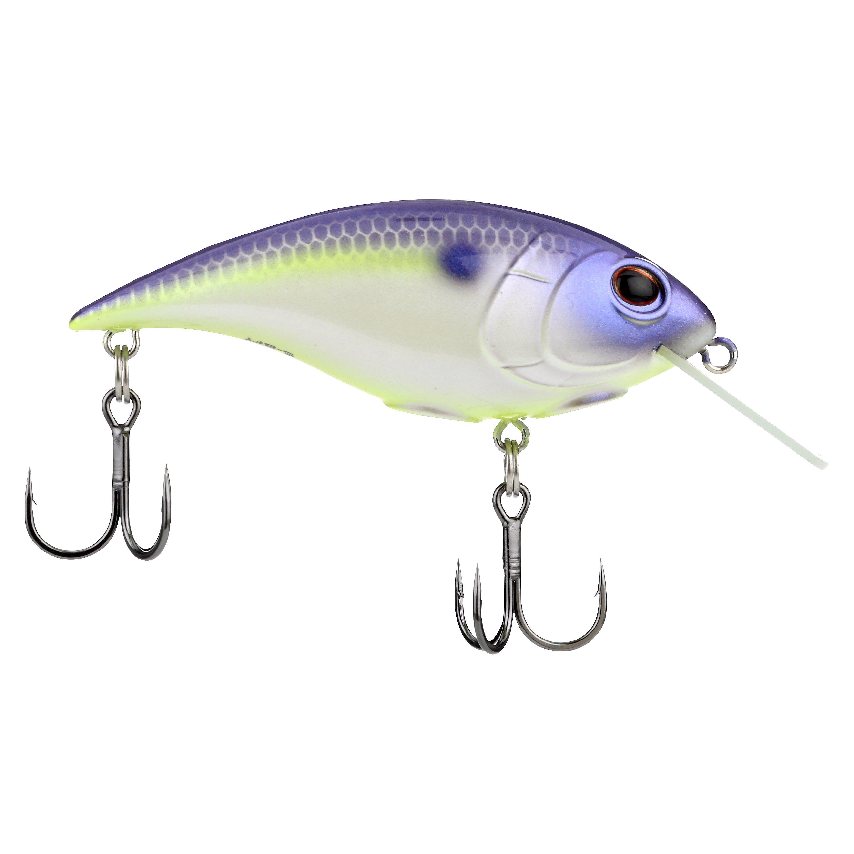 Shallow Money Badger Fishing Crankbait, 2.75 in, Purple Glimmer