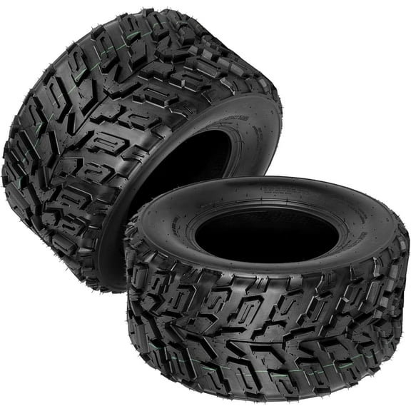 ATV Tires, 2 Pack 22x11-10 22x11x10 ATV UTV All Terrain Tires for Trail, Desert, Mud, Dirt, Street, Sand, 6PR