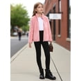 thumbnail image 5 of Usaibhir Girls Fleece Jacket Sherpa Fall Winter Full Zip Fuzzy Coat Outwear with Pockets 5-14T, 5 of 7