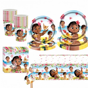 Moana Party Supplies Moana Birthday Party Favors Includes Cups Tableware Plates Napkins for Moana Birthday Shower Decor