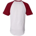 thumbnail image 4 of Baseball Short Sleeve Tee 2.0 2Xl White/Red, 4 of 5