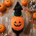 thumbnail image 5 of Racsoh Halloween Funny Pet Role Play Costume, Cute Transforming Pumpkin Outfit for Dogs and Cats, Halloween Christmas Party Dress Up Apparel for Photo Shoots (Orange, L), 5 of 6