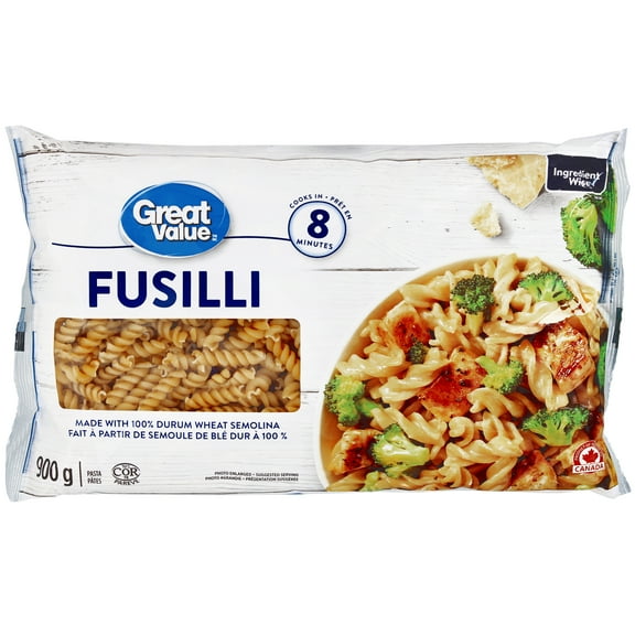 Great Value Fusilli Pasta