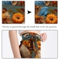 thumbnail image 3 of Thanksgiving Stylish Chiffon Women's Summer Beach Dress with Polyester Straps, 3 of 6