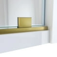 thumbnail image 4 of DreamLine Mirage-X 56-60 in. W x 72 in. H Frameless Sliding Shower Door in Brushed Gold, 4 of 5